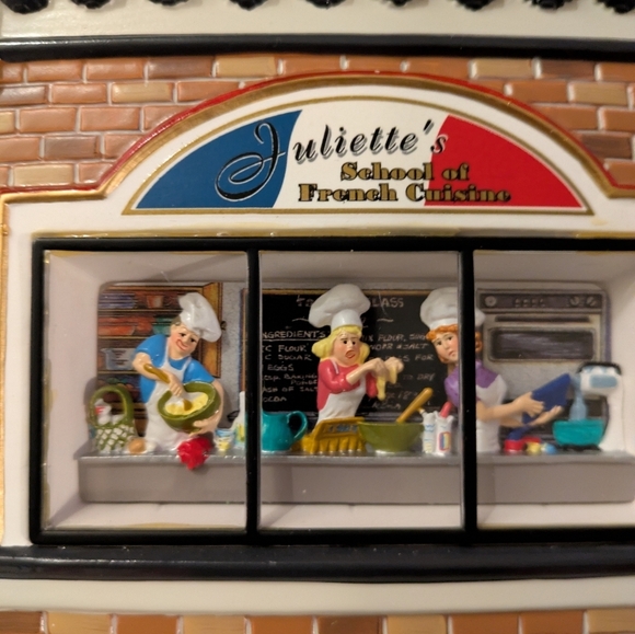 Department 56 Juliette's Bistro French Cuisine Model Vintage - Picture 7 of 11